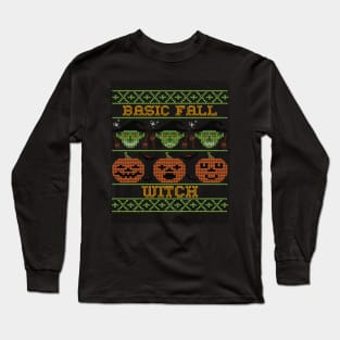 Basic Fall Witch Long Sleeve T-Shirt